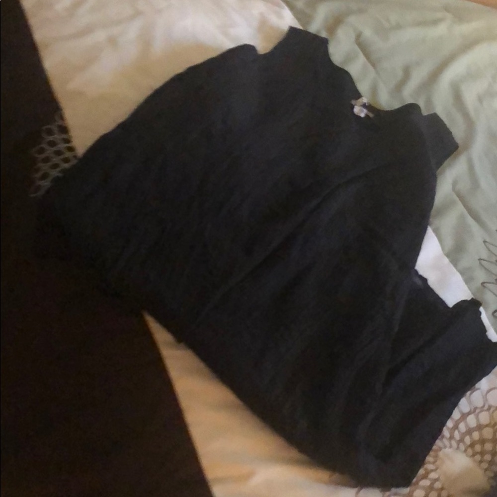 Black maxi cotton shift